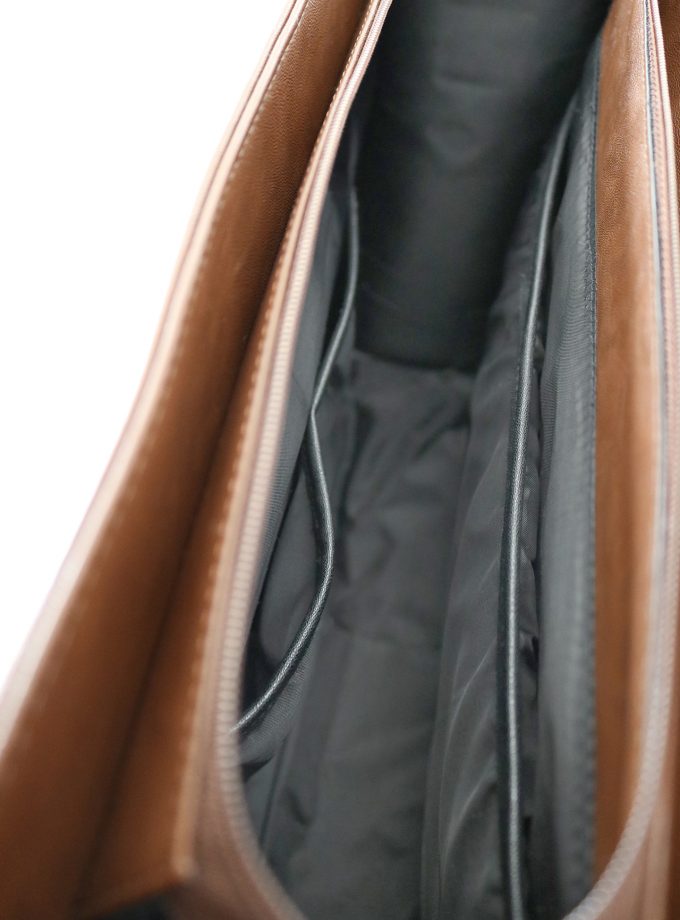 Maletín - Mochila L Marrón Madera