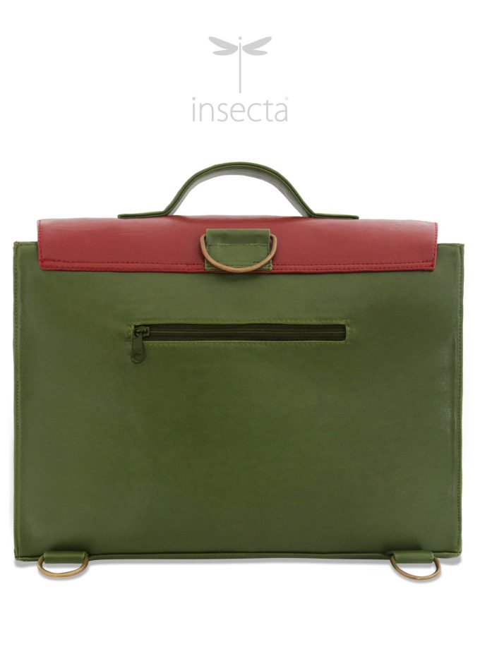 Maletín - Mochila L de Cactus Rojo – Verde