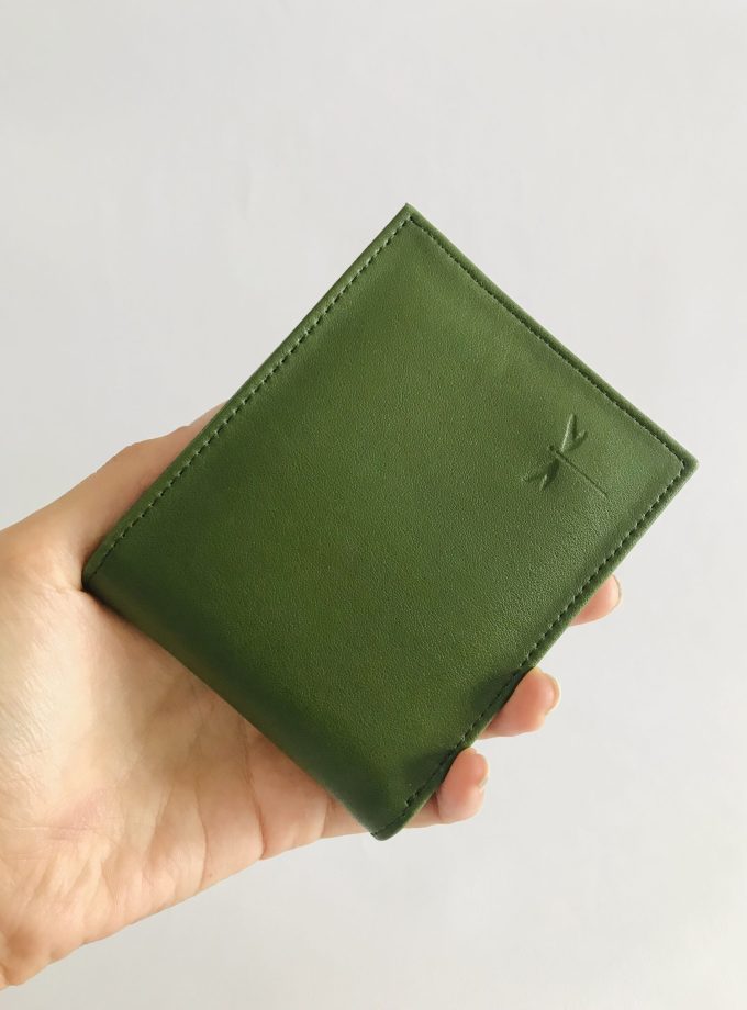 Billetera Retro de Cactus Verde – Rojo