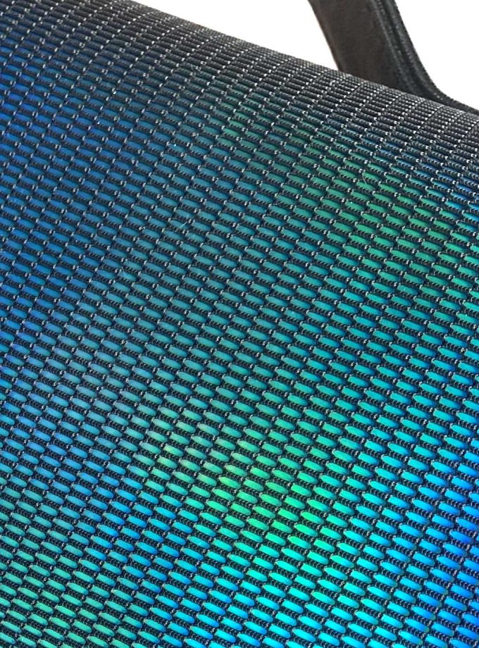 Maletín - Mochila L de Cactus Holográfico Azul