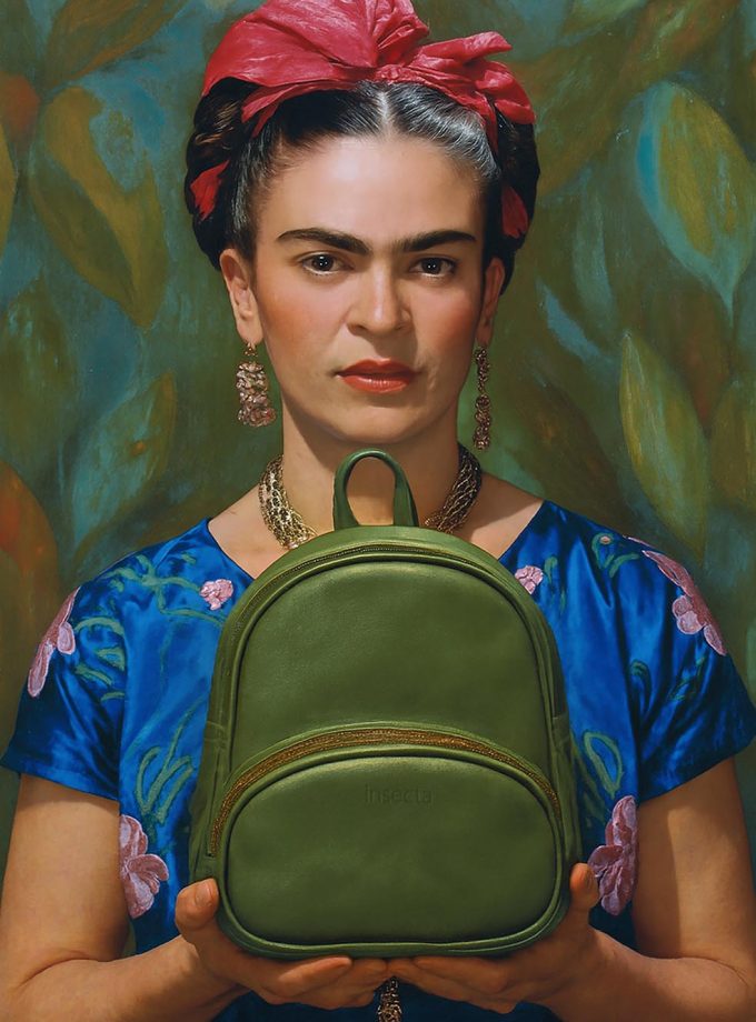 Mini Mochila de Cactus Verde